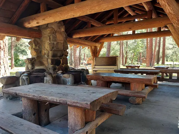 McKee Bridge Community Kitchen — Inside view of shelter