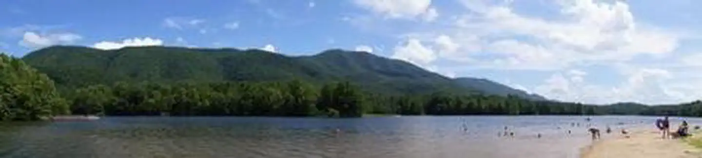 Indian Boundary — Indian Boundary Lake and swimming beach