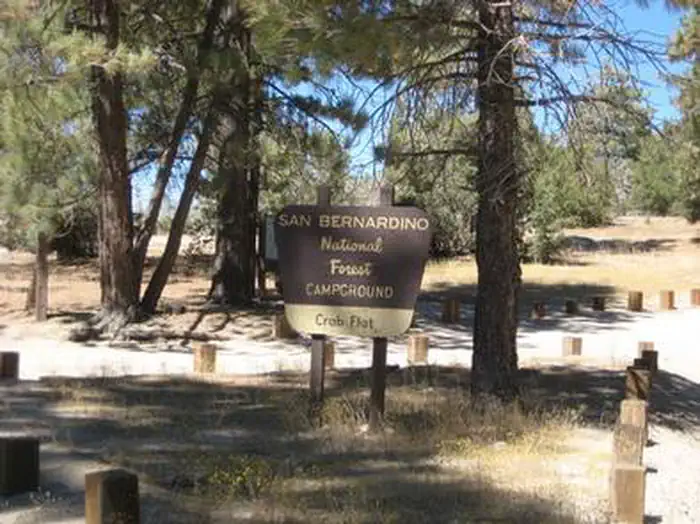 Crab Flats — Crab Flats Campground Sign