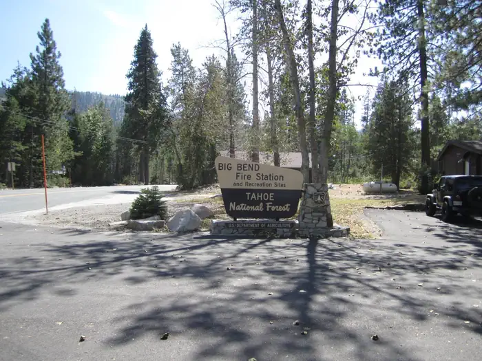 Big Bend Group (yuba River) — Entrance Sign