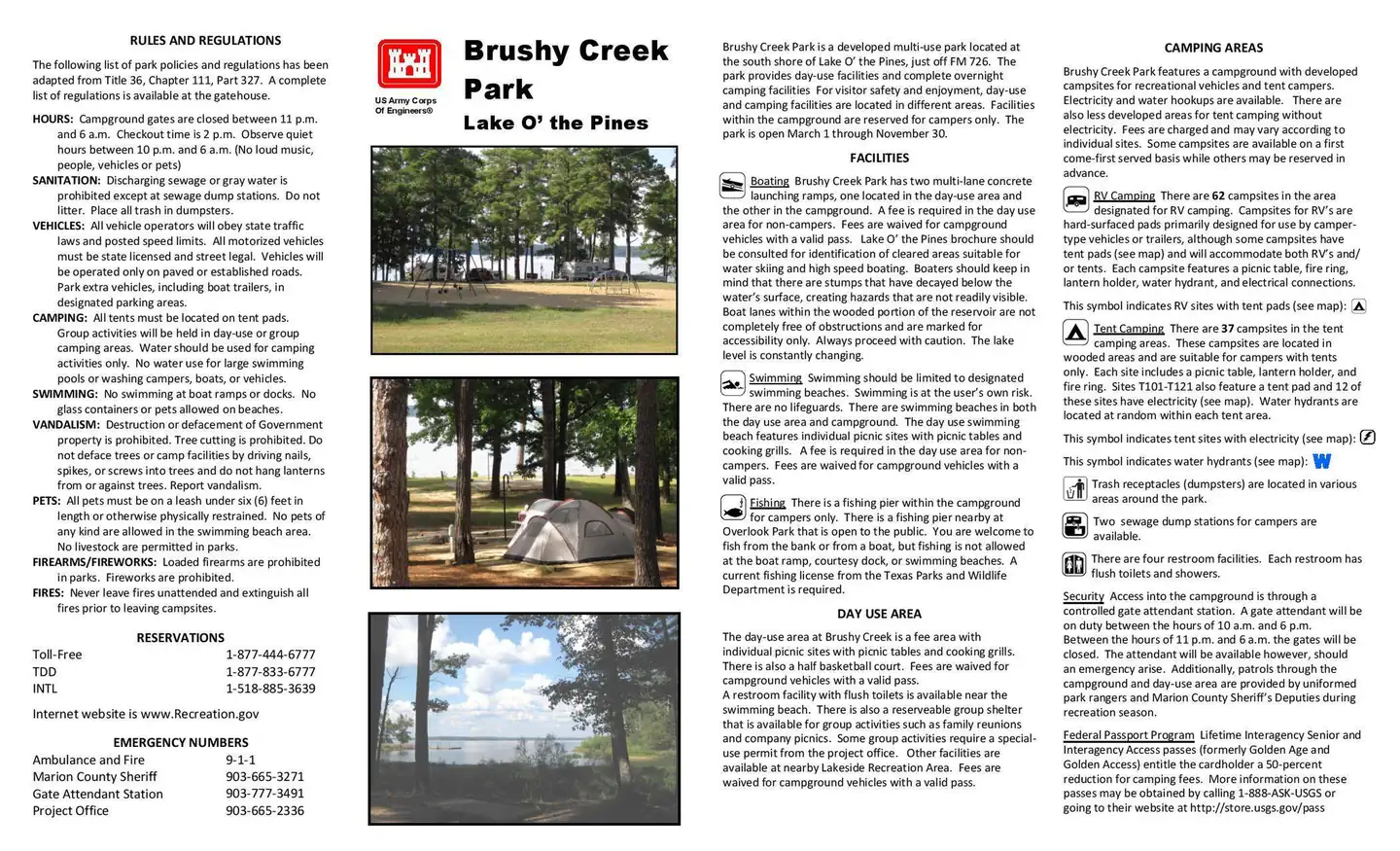 Brushy Creek — Brushy Creek Brochure Front