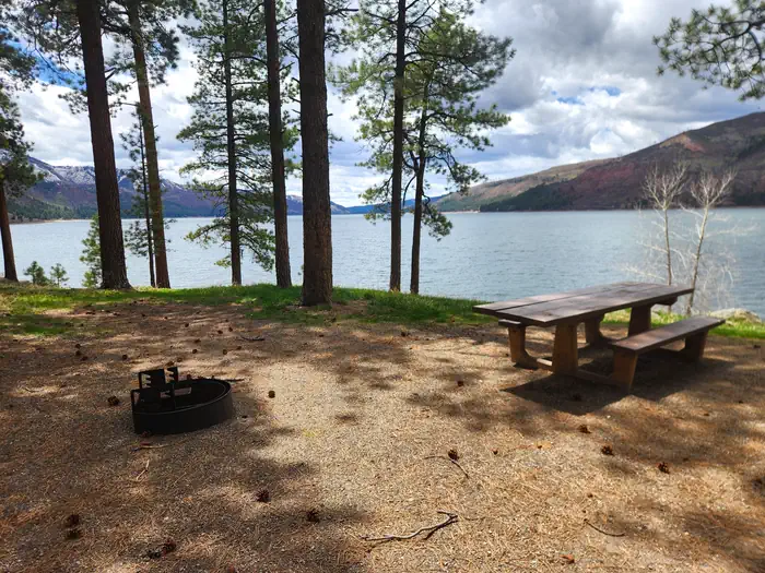 Middle Mountain — Campsite at Middle Mountain located on lake