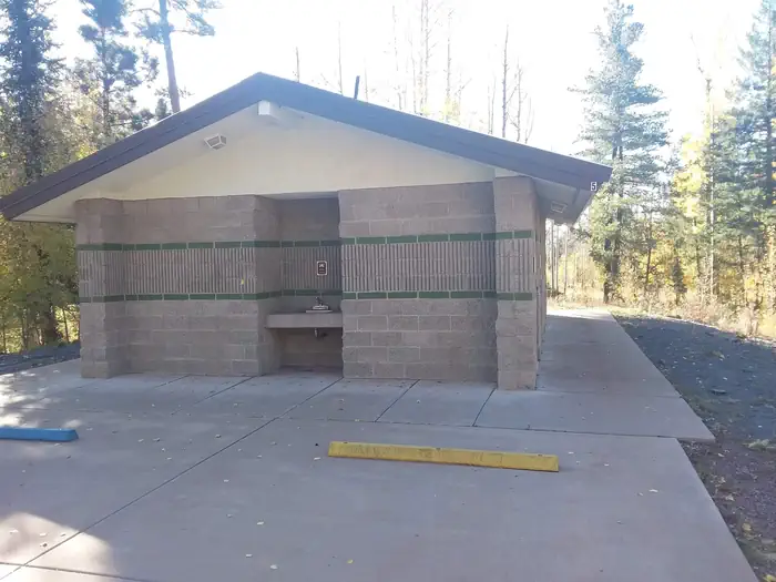 Apache Trout Campground — Apache Trout Campground showers