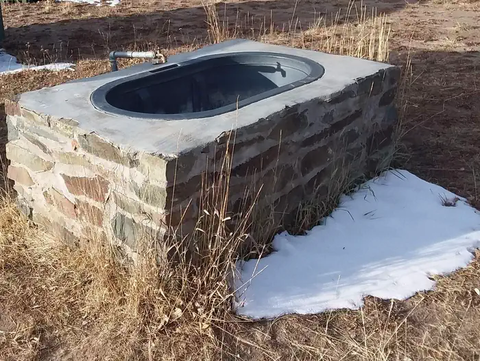 Hopewell Lake Campground — HOPEWELL LAKE water tub