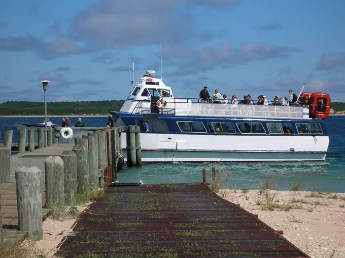 South Manitou Island Group — Ferry Docking at South Manitou Island