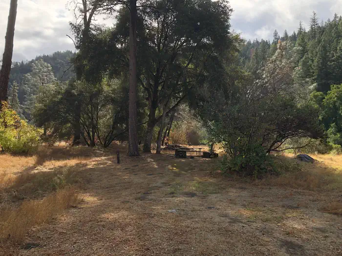 Skunk Point Group Campground — Additional picnic table and camping area
