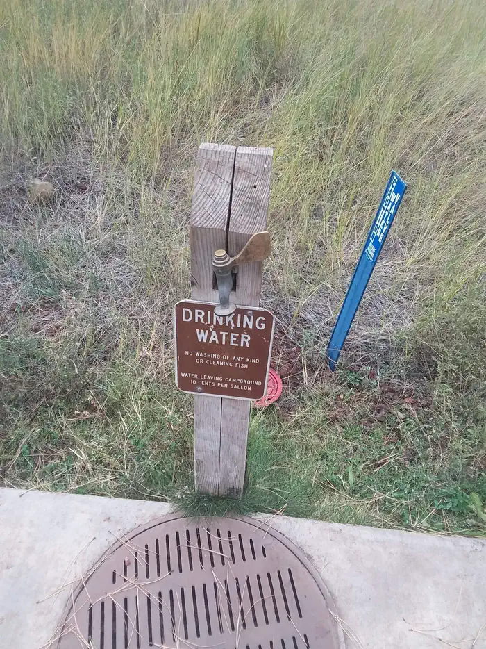 White Horse Lake Campground — Drinking water spigot