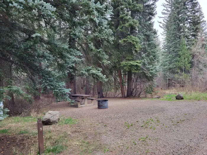 Mavreeso Campground — MAVREESO CAMPGROUND, Campsite #9, Loop B
