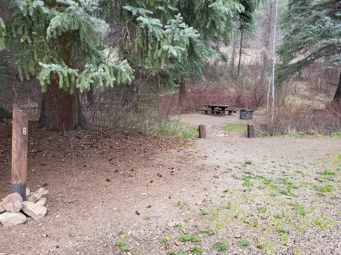Mavreeso Campground — MAVREESO CAMPGROUND Campsite #8, Loop B