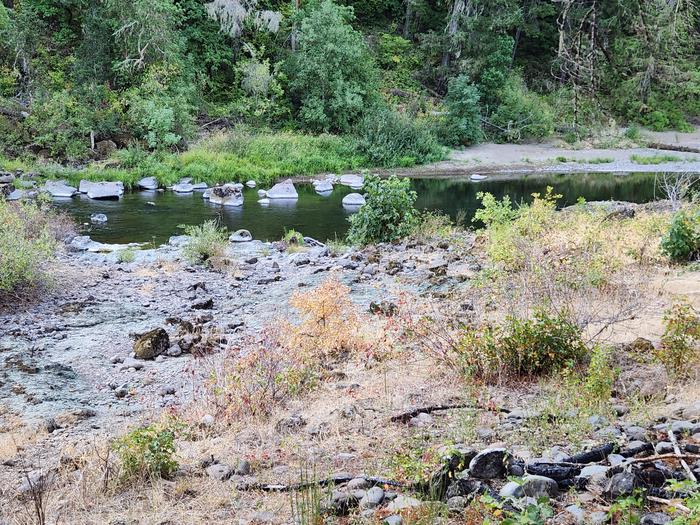 Three C Rock Campground — South Umpqua River from Three C Rock Site 3