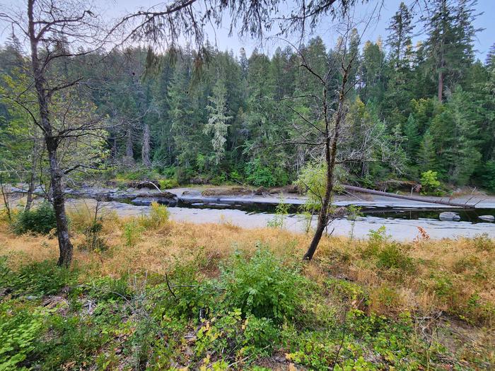 Three C Rock Campground — South Umpqua River from Three C Rock Site 5