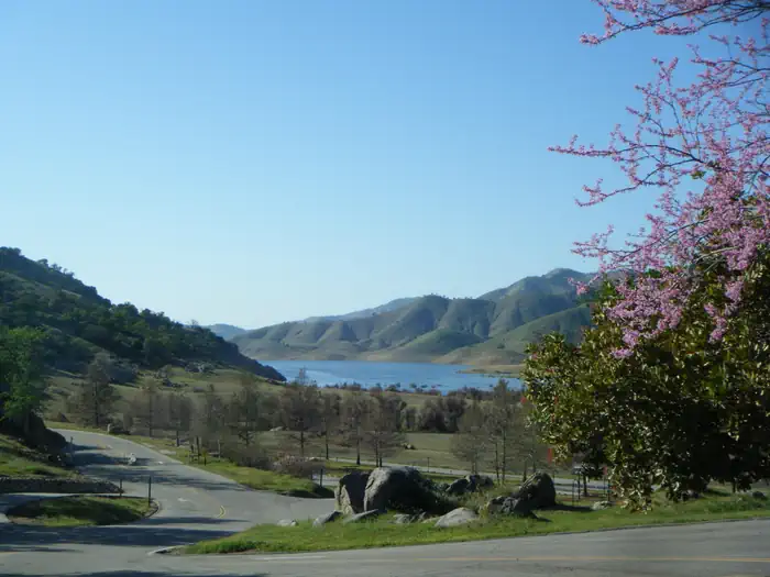 Horse Creek — As lake levels rise, the spring time view of the lake increases at the campground