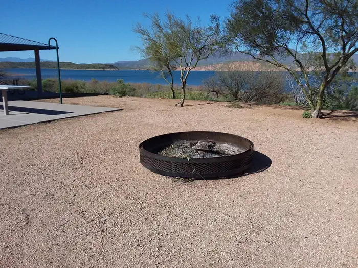 Frazier Group Campground — Frazier Campground fire pit.