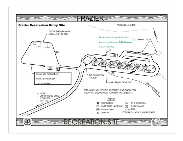 Frazier Group Campground — Frazier Group Campground Site Map _6