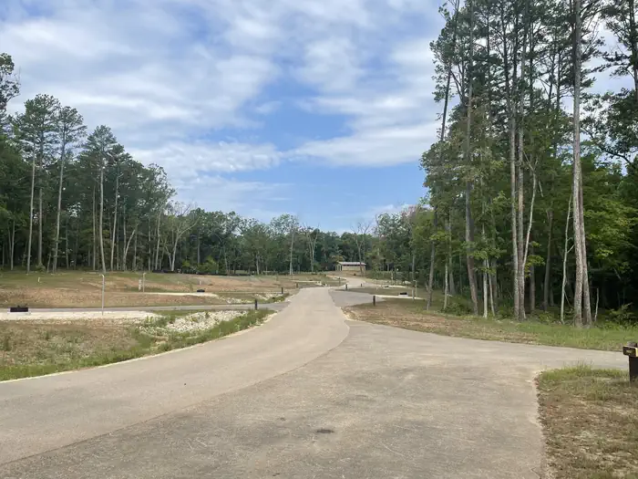 Red Bluff Campground — newly constructed camping loop