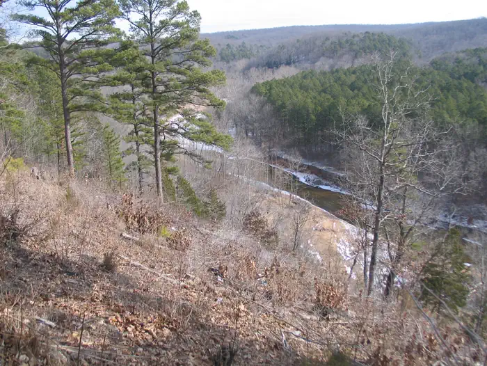 Red Bluff Campground — Landscape view from Pines Overlook