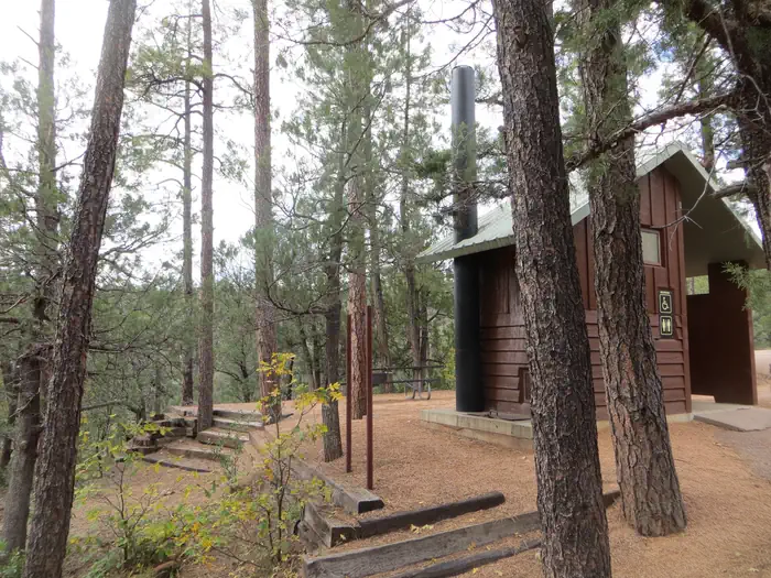 Christopher Creek — Christopher Creek Campground Restroom