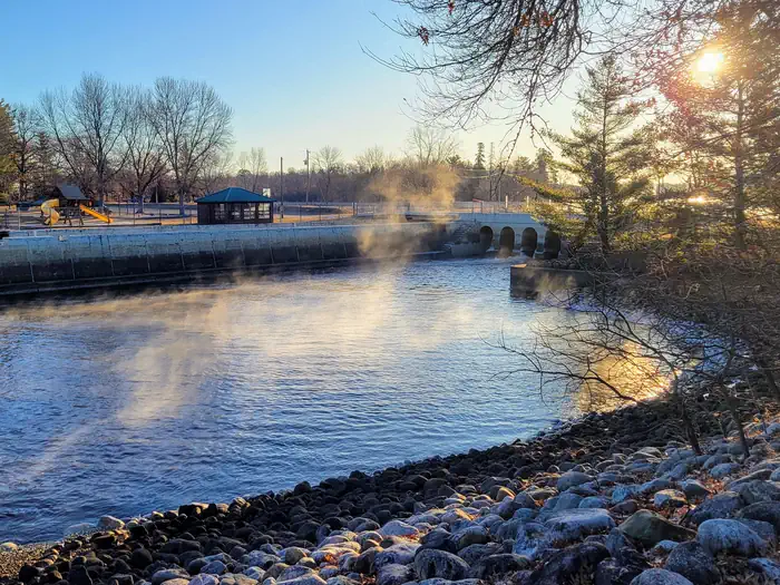 Sandy Lake — Sandy Lake Dam Downstream