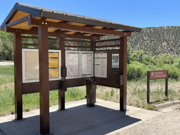 Gates of Lodore Campground β Registration Kiosk