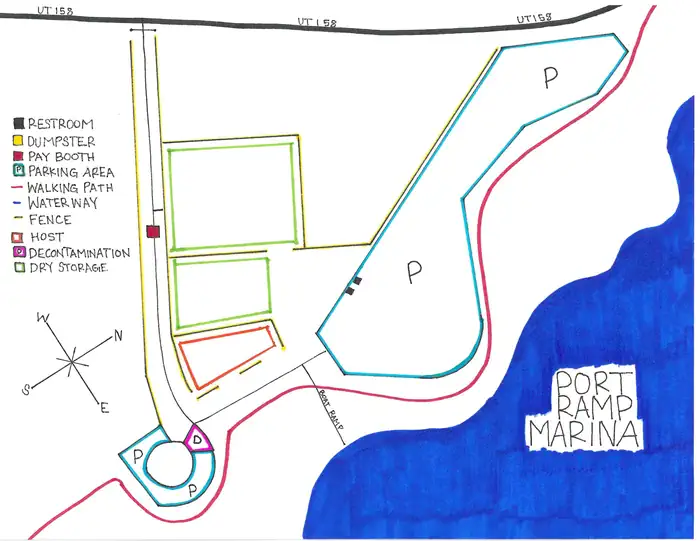 Port Ramp Marina — Campground Map
