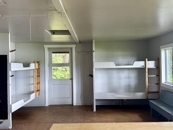 Castle Flats Cabin — CASTLE FLATS CABIN BUNKS