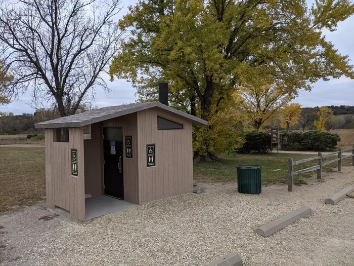 Outlet Park — Restroom near Riverwalk Trail