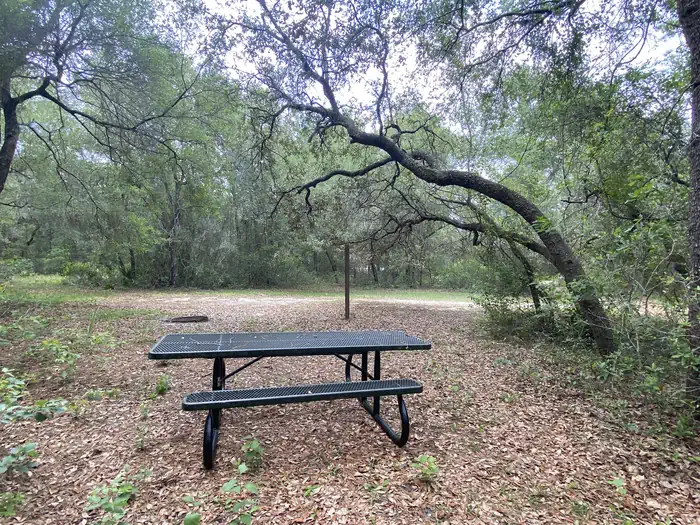 Big Bass Campground — A photo of facility Big Bass Campground (FL) with Picnic Table, Fire Pit, Shade, Full Hookup