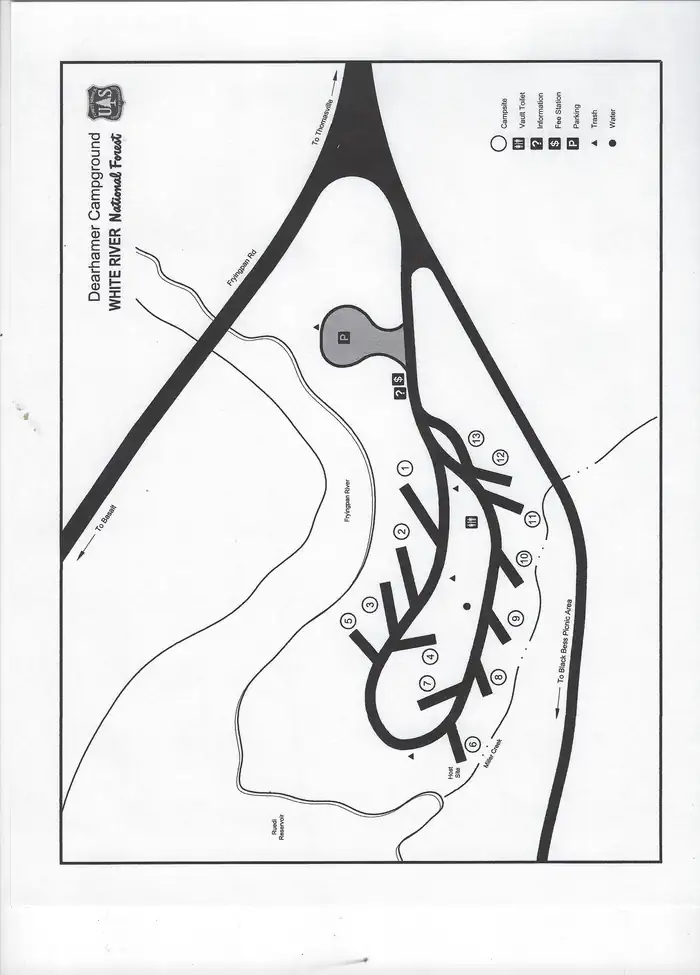 Dearhamer Campground — Campground Map (Current 2025)