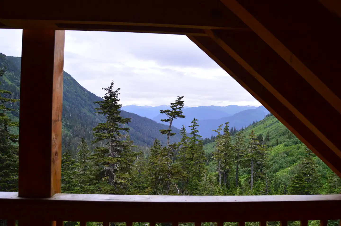 Dan Moller Cabin β View from balcony