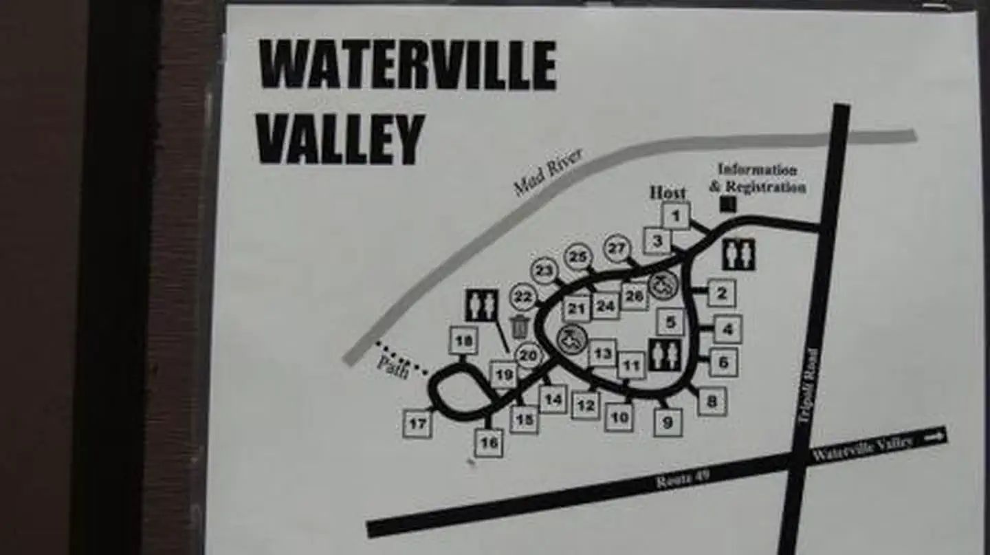 Waterville Campground — WATERVILLE CAMPGROUND MAP