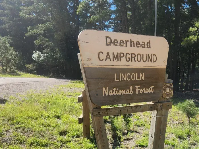 Deerhead Campground — Deerhead CG entry sign