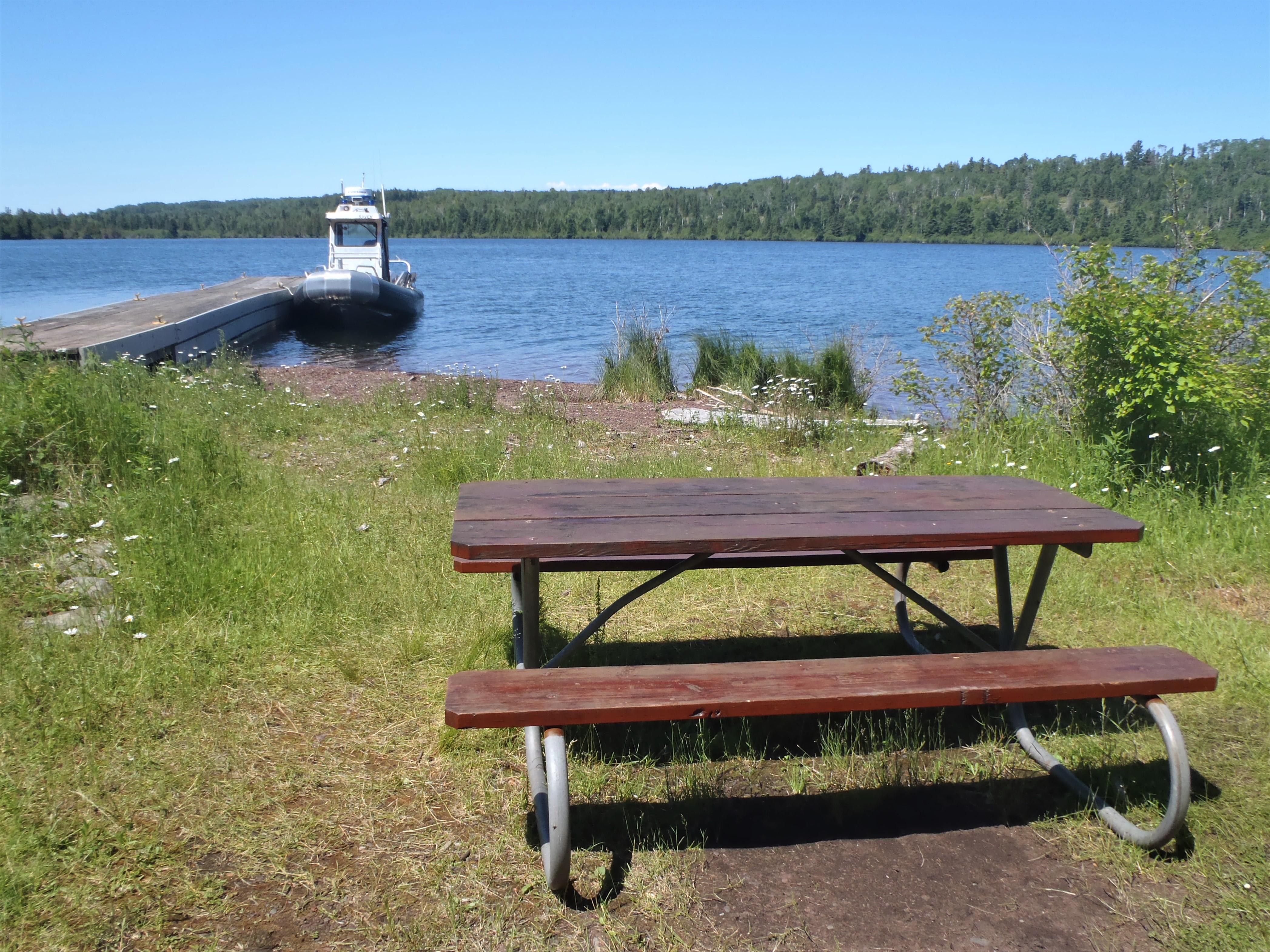Hay Bay Campground — Hay Bay Dock
