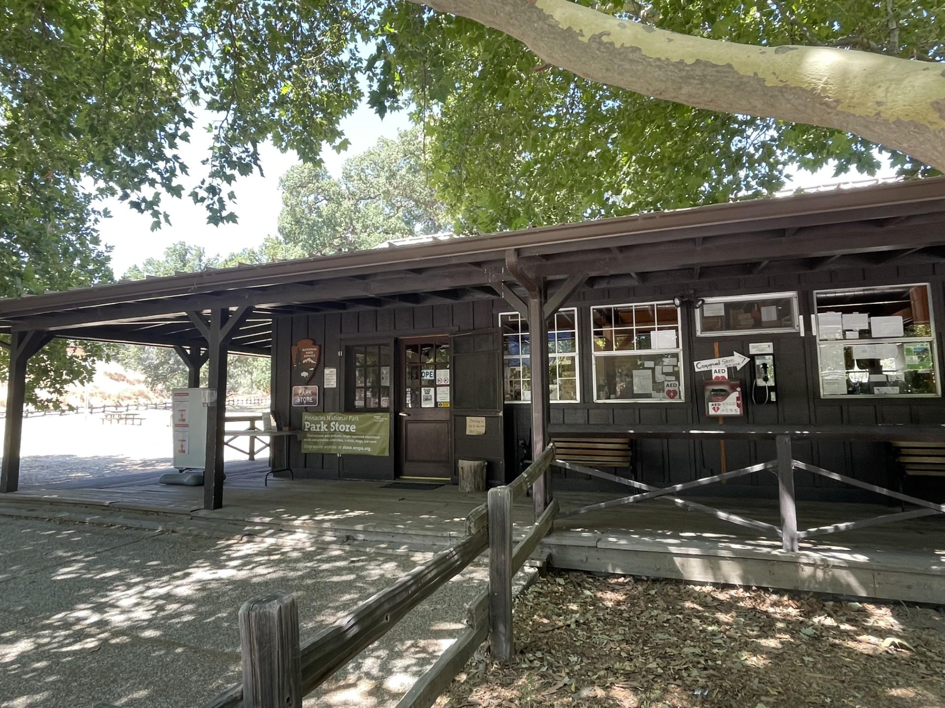 Pinnacles Campground — Park Store entrance