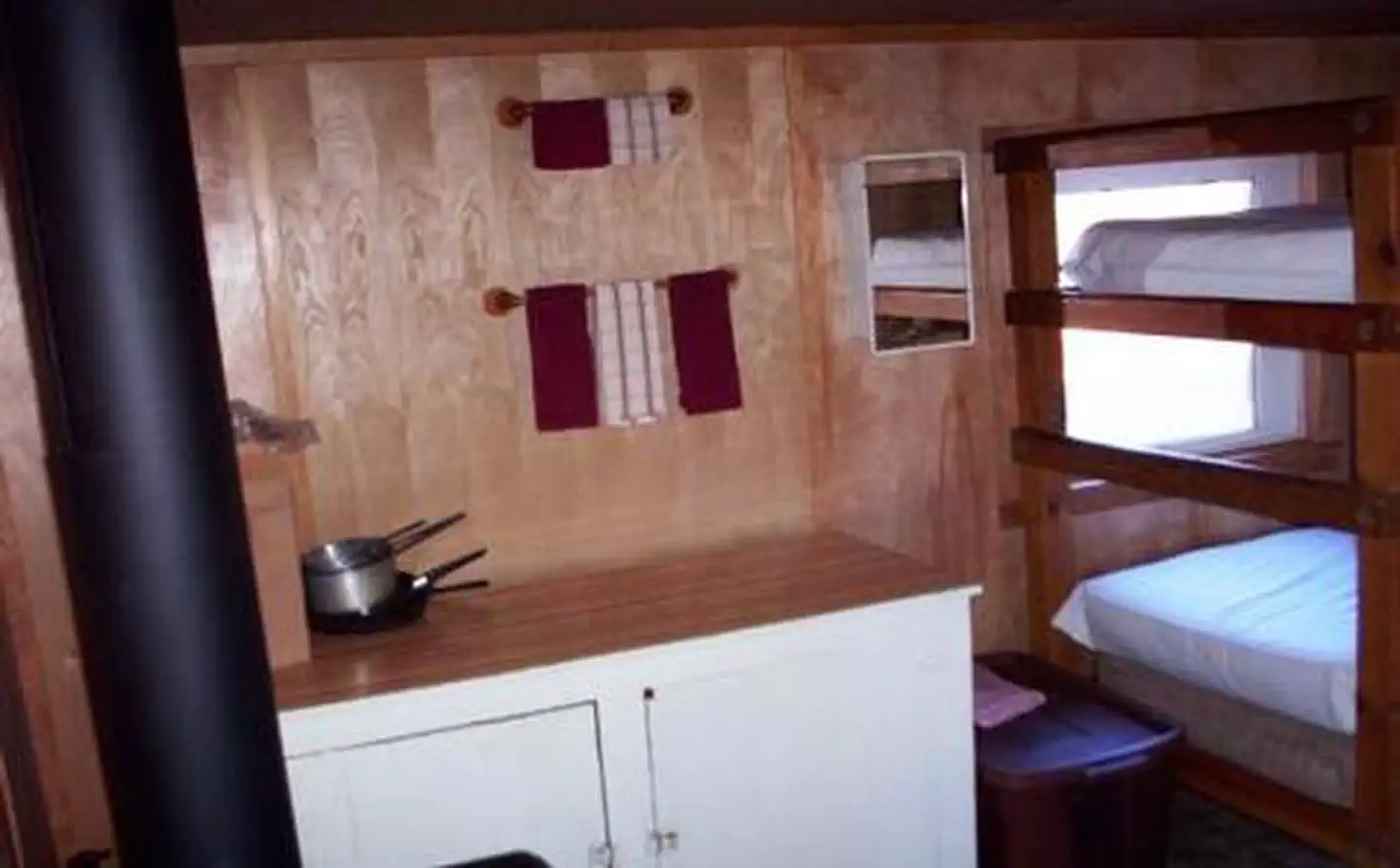 Buck Park Cabin β BUCK PARK CABIN - Interior showing countertop area