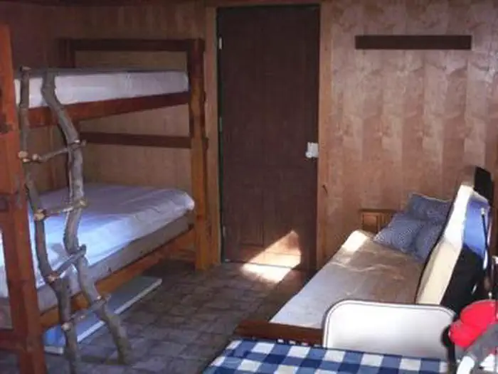 Buck Park Cabin β BUCK PARK CABIN - Interior showing bunk beds
