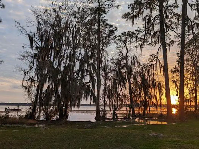 Ocean Pond Campground — Lake view