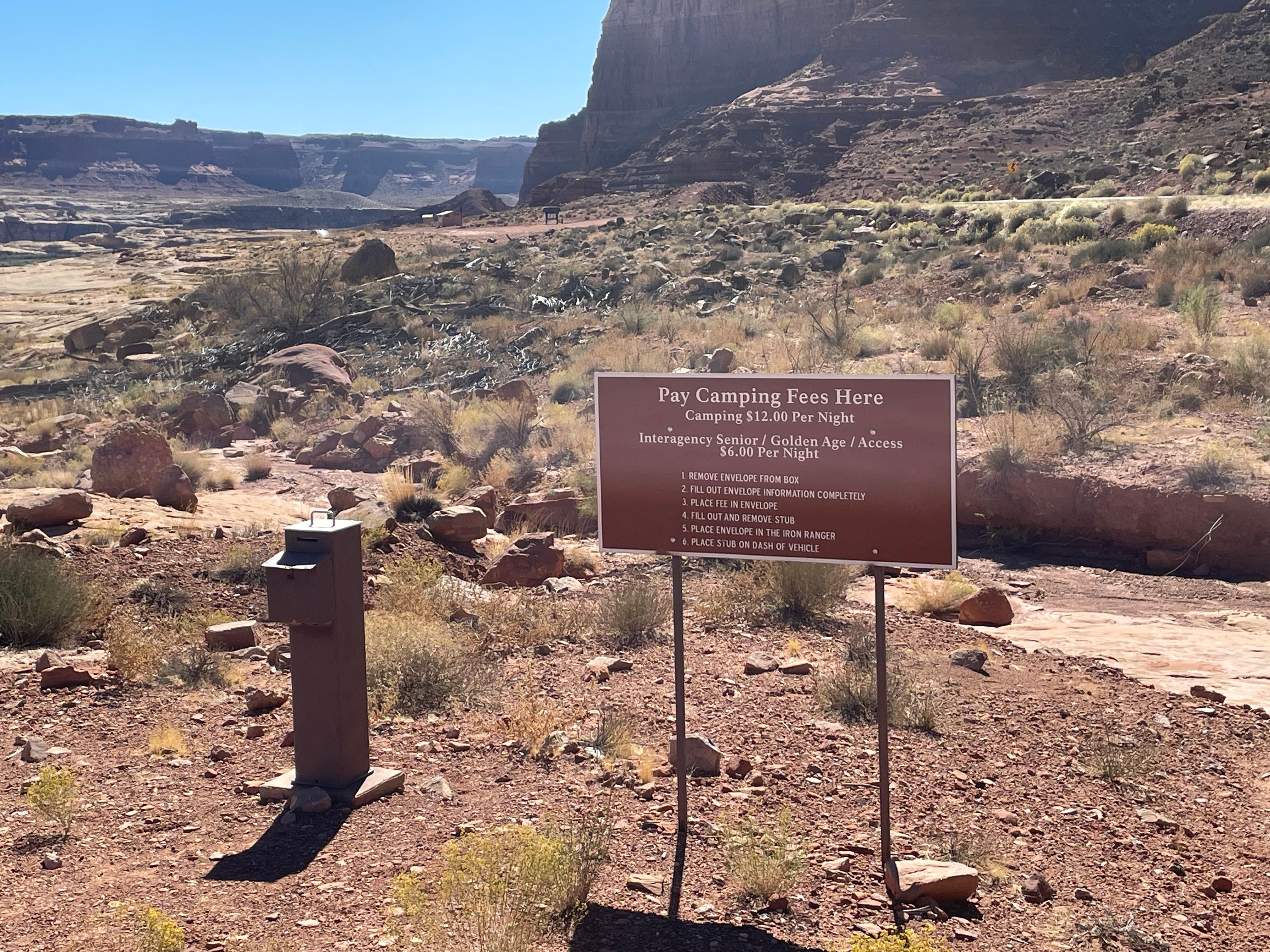 Dirty Devil Camping Area