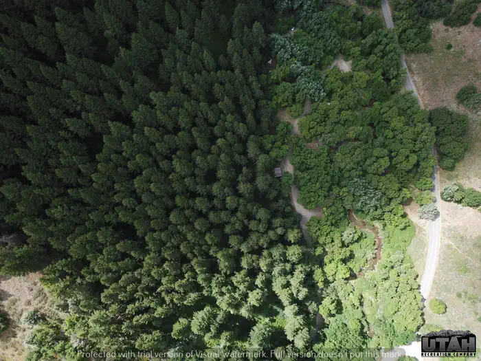 Lodge Campground — Lodge Campground (UT) aerial