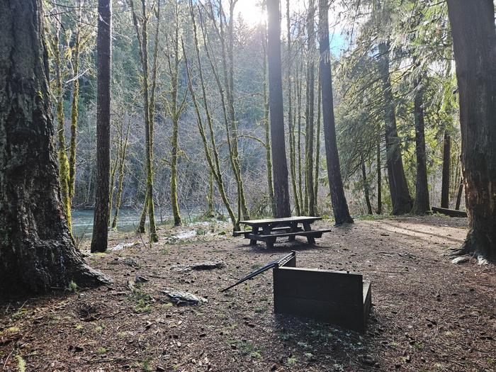 Toketee Lake Campground β Toketee Lake Campground site three