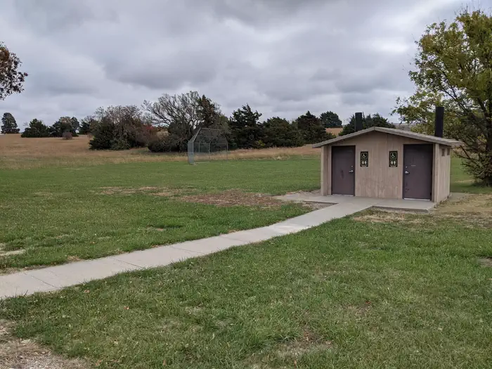 North Overlook Park (Ks) — North Overlook Park - Restroom and Baseball area