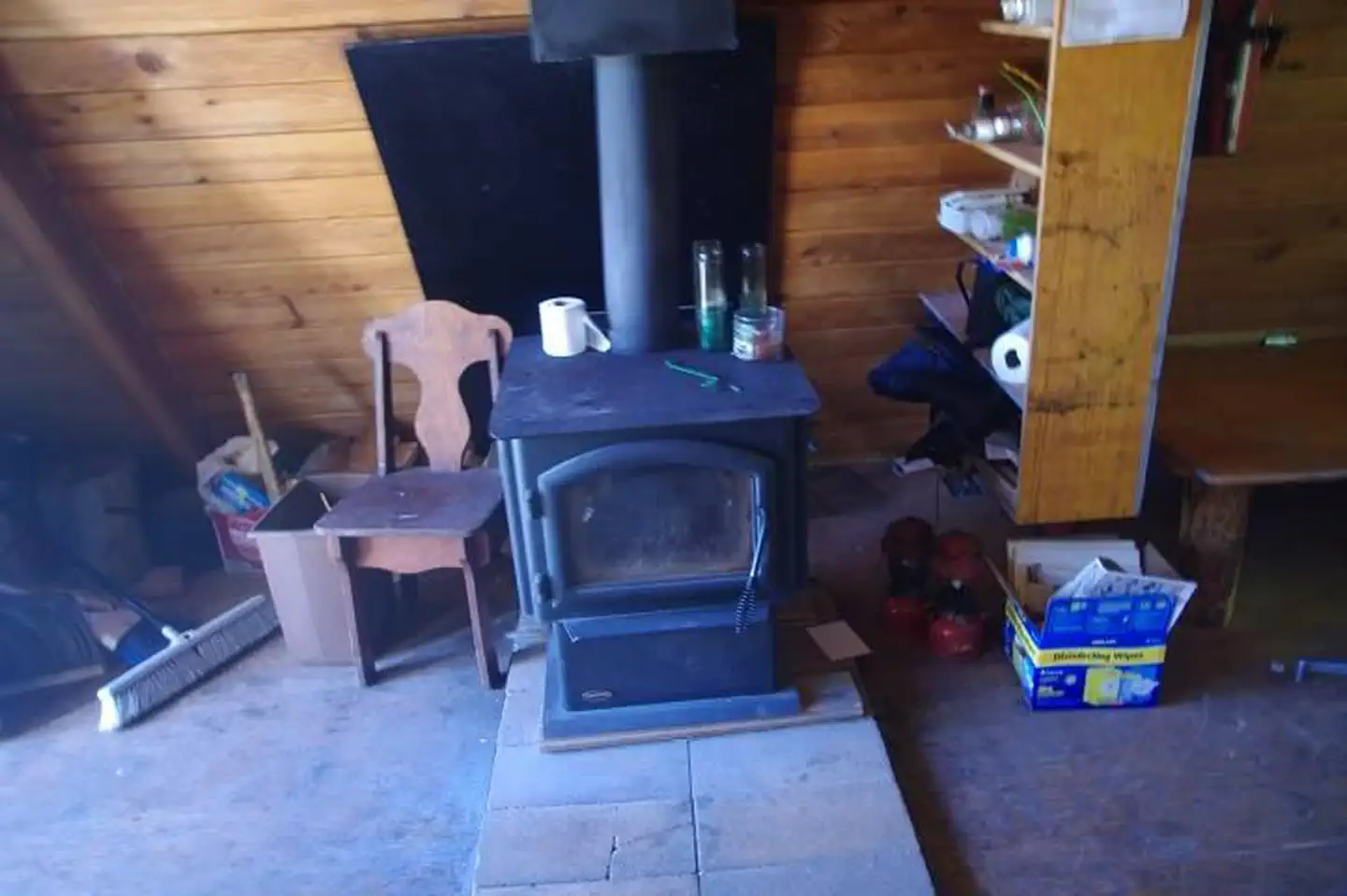 Clear Creek Guard Station — Wood Stove
