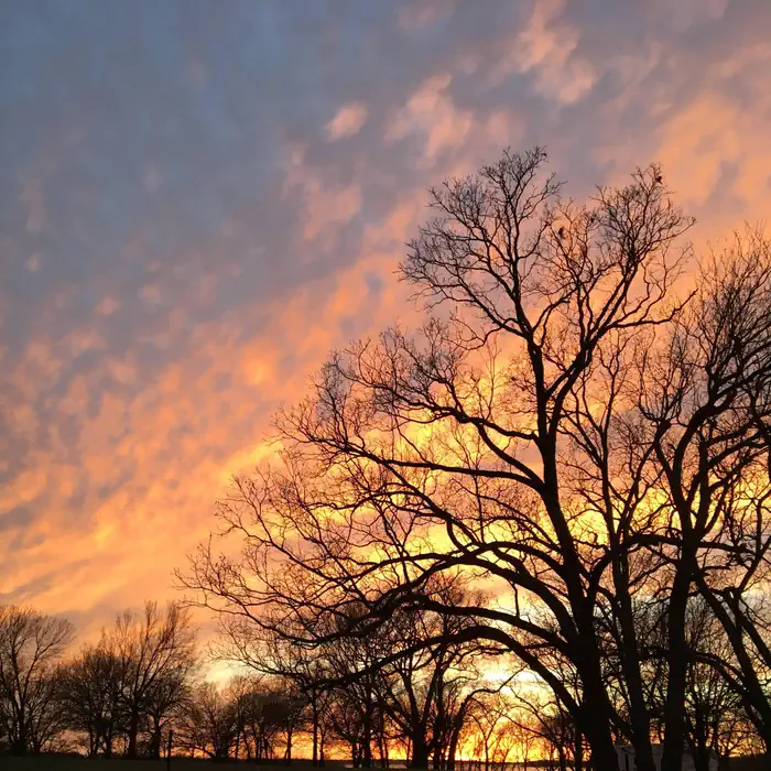 Blue Creek — Sunset at over Oologah Lake. View from Blue Creek Campground 3