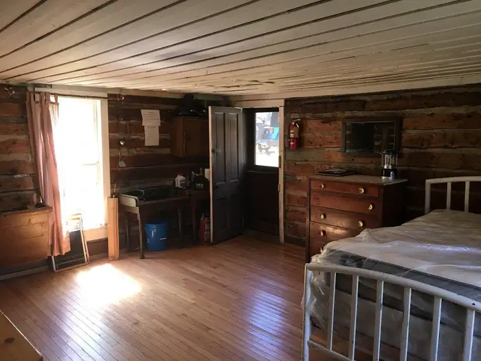 Bassam Guard Station — Furniture in cabin