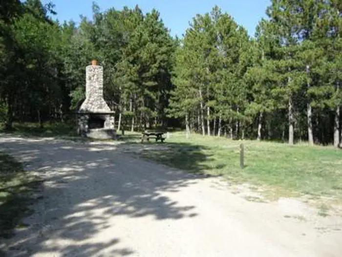 Chimney Loop Campground — The chimney of Chimney Loop Campground