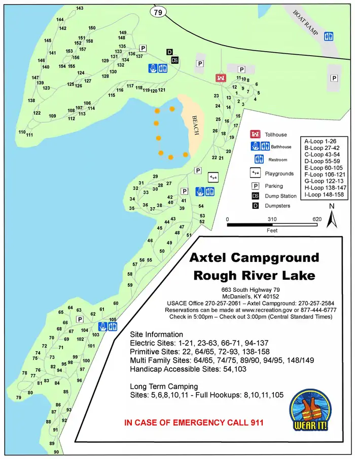 Axtel — Axtel Campground Map