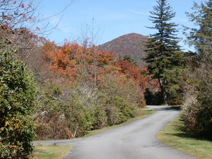 Mount Pisgah Campground — Mount Pisgah can be viewed from the campground.