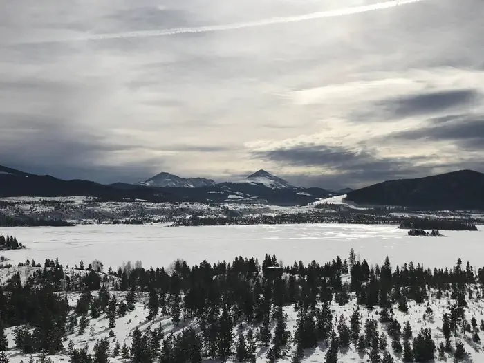 Heaton Bay — Dillon Reservoir In Winter