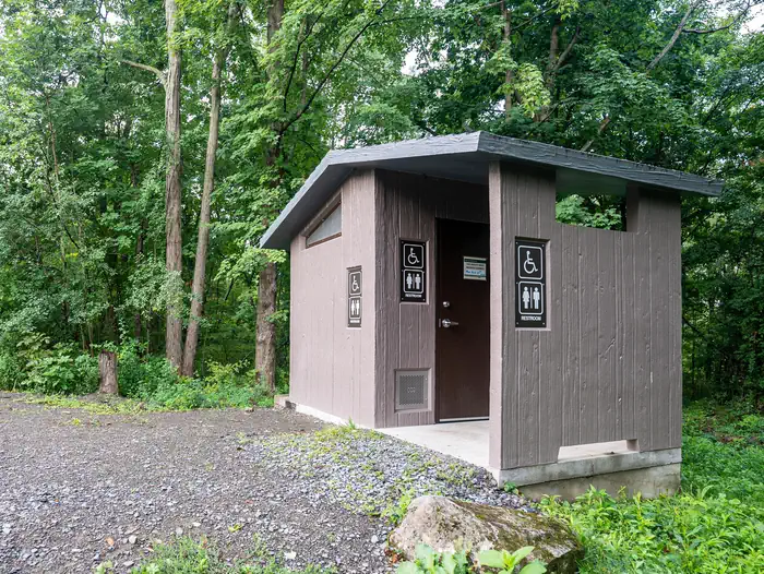Backbone Horse Campground — Backbone Privy