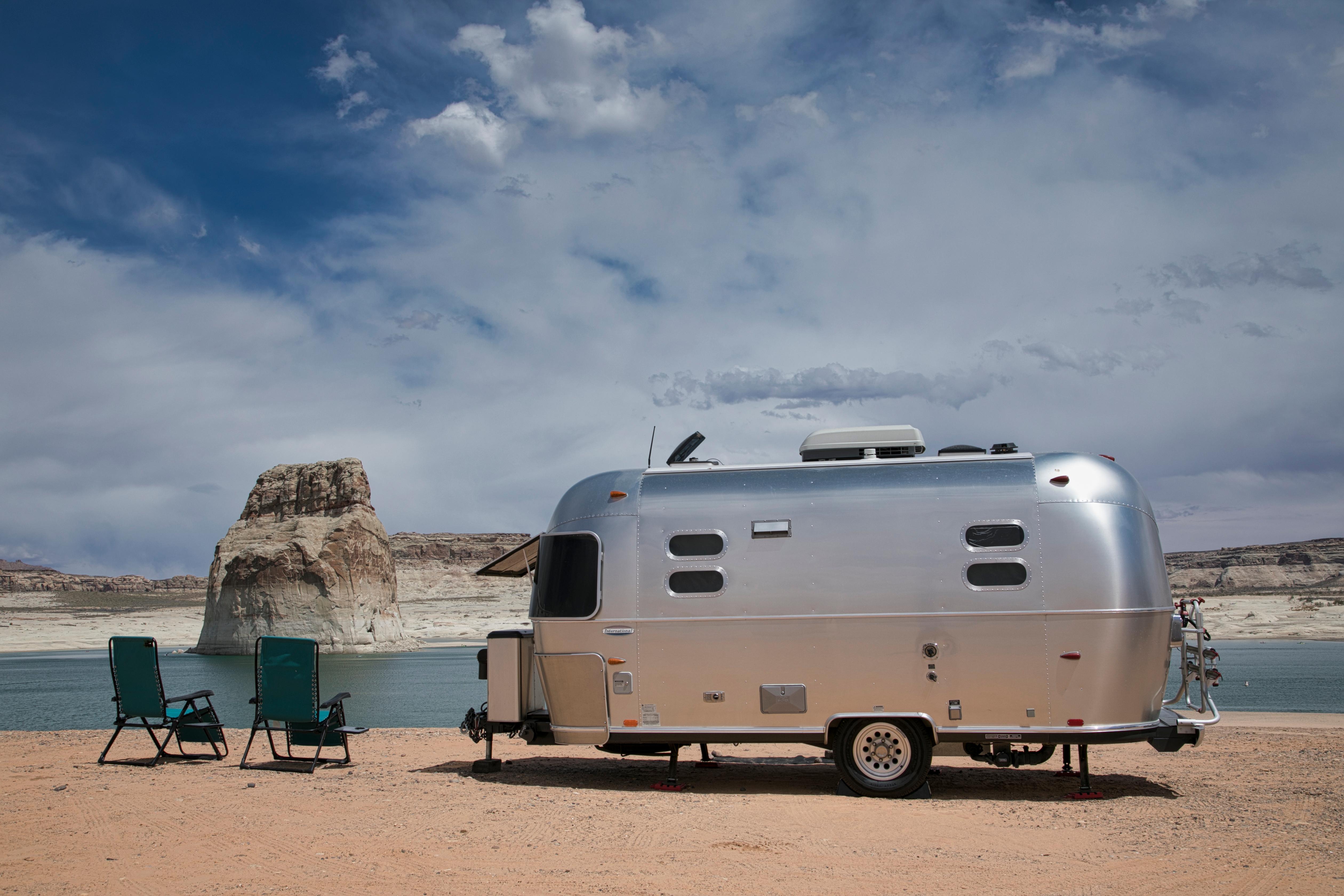 Lone Rock Beach Primitive Camping Area — Lone Rock Beach Primitive Camping - Trailer