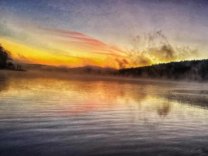 Jefferson Ridge — Sunrise on Dierks Lake